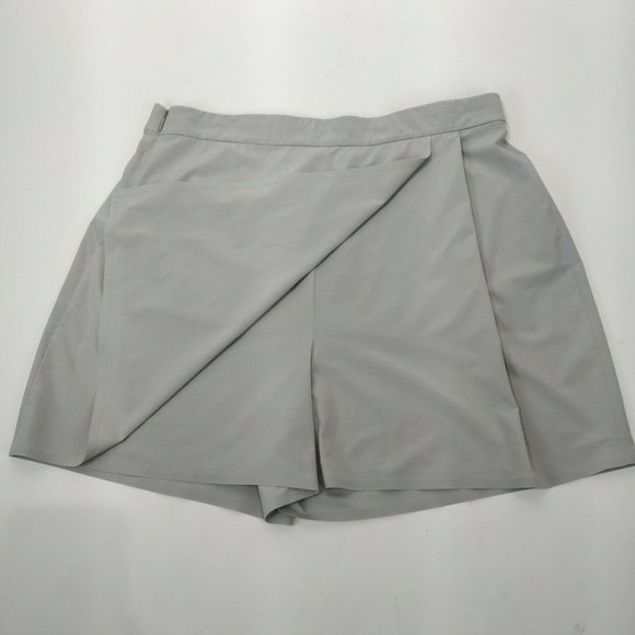 Athleta Size 14 Build In Shorts 2 in 1 Skort Pleated Elastic Waist Pocket Hiking - Picture 3 of 10